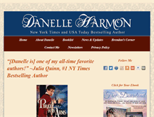 Tablet Screenshot of danelleharmon.com